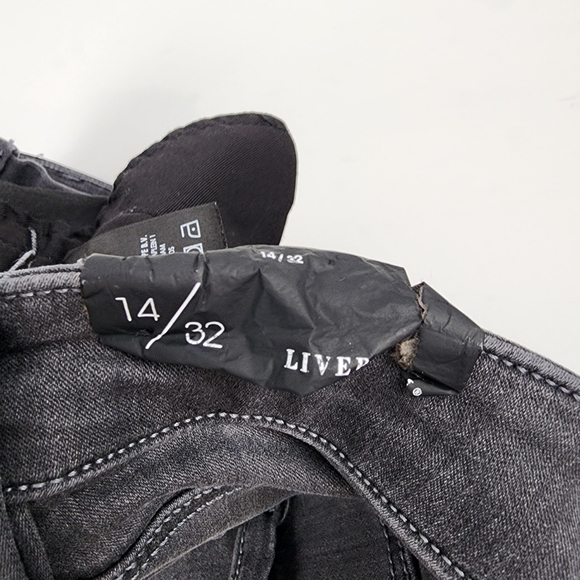 Liverpool Jeans Womens 14/32 The High Rise Ankle Meteorite Wash Gray (30x27) - Picture 10 of 10